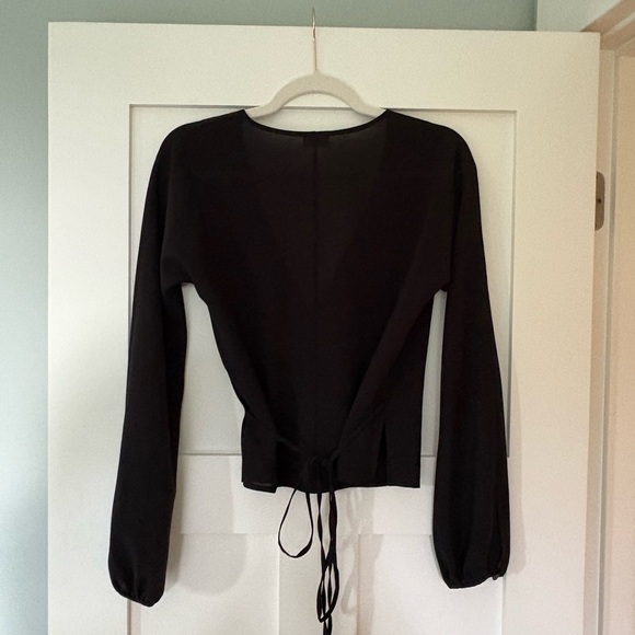 Aritiza Wilfred Lilia Wrap Blouse Sz XXS - Picture 3 of 6